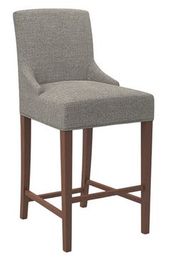 Best® Home Furnishings Customizable Eliella Bar Stool with Dark Walnut Legs