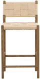 Dovetail Furniture Xiana Light Brown/Natural Counter Stool-1