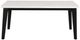 Furniture of America® Sabro White Rectangular Dining Table with Black Base-2