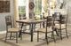 Furniture of America® Marybeth Weathered Gray Dining Table-0
