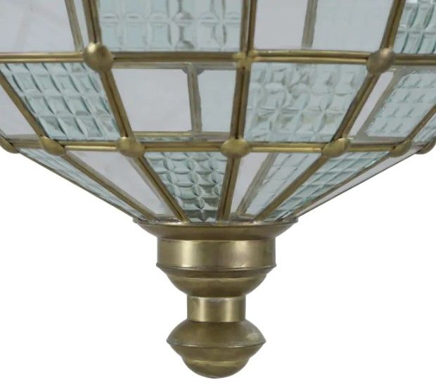 Bramble Celestia Clear/Gold Chandelier-4