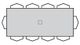 Bermex® Customizable Denali Pepper Dining Table-1