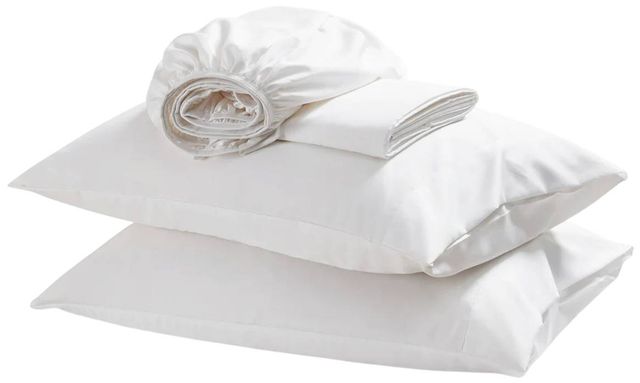 Sleeptone® Basics Griptone™ 6-Piece White Premium Bamboo Queen Sheet Set-1