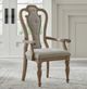 Liberty Furniture Magnolia Manor Ivory/Weathered Bisque Upholstered Splat Back Arm Chair-1