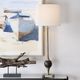 Uttermost® Dempsey Black/Brass Buffet Lamp-2