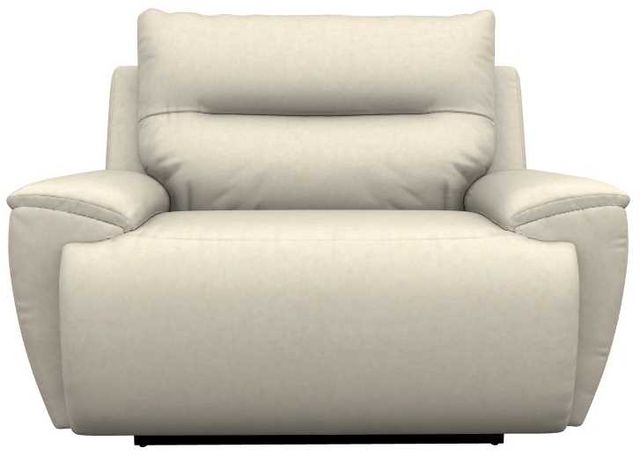 La-Z-Boy® Palmer Oyster Leather Manual Reclining Chair and a Half-1