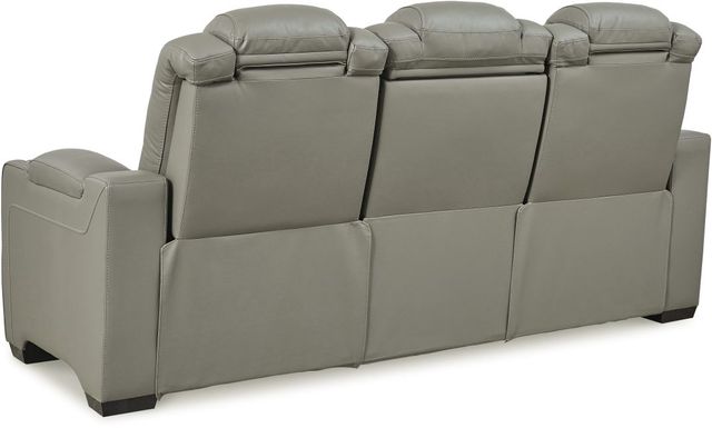 Signature Design by Ashley® Backtrack Gray Power Reclining Sofa-3