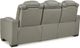 Signature Design by Ashley® Backtrack Gray Power Reclining Sofa-3