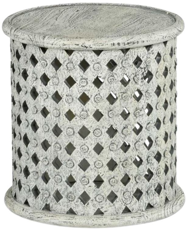 Steve Silver Co. Samir Aged Alabaster End Table-0