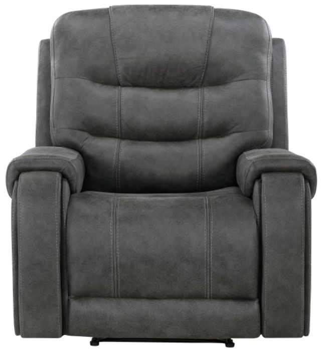 Homelegance® Oberon Dark Gray Manual Recliner-2