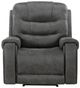 Homelegance® Oberon Dark Gray Manual Recliner-2