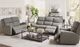 Flexsteel® Customizable Catalina Fabric Power Reclining Loveseat with Power Headrests-2
