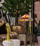 Cal® Lighting & Accessories Tiffany Dark Bronze/Yellow Table Lamp-1