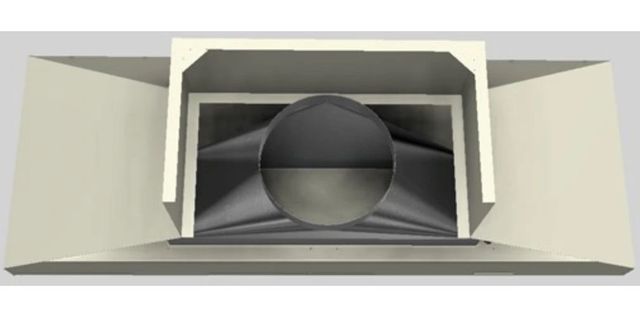 Vent-A-Hood® 66" Biscuit Euro-Style Wall Mounted Range Hood-3