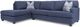 Decor-Rest® Furniture LTD 2696 2-Piece Left-Arm Facing Sofa Sectional and Chaise-0