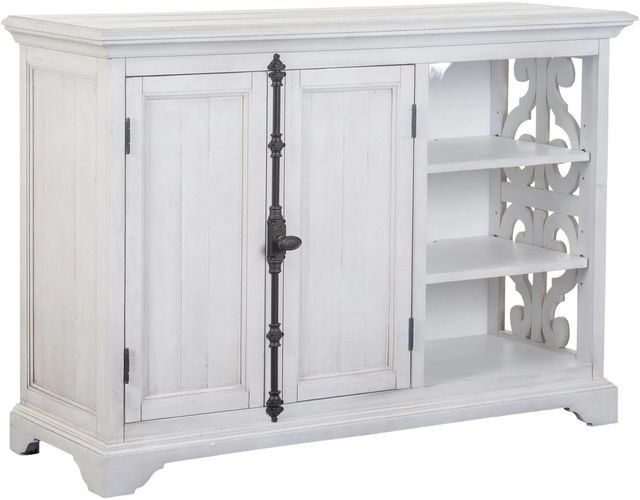 Magnussen Home® Bronwyn Alabaster Printer Stand-0