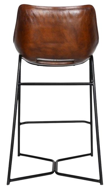 Home Trends & Design Essex Stanley Black/Hand Washed Chestnut Counter Chair-3