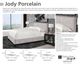 Parker House® Jody Porcelain California King Upholstered Panel Bed-3
