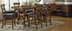 A-America® Ozark Black/Brown Plank Stool-1