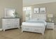 Vaughan-Bassett Sawmill Alabaster Two Tone King Louver Storage Bed-4
