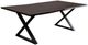 Porter International Designs Manzanita Midnight Dining Table with X Base-0