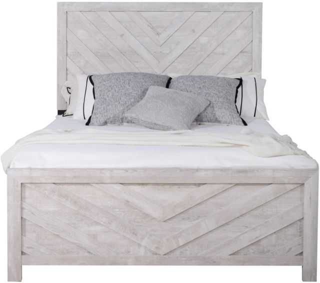 New Classic® Home Furnishings Biscayne 3-Piece Driftwood King Panel Bedroom Set-3