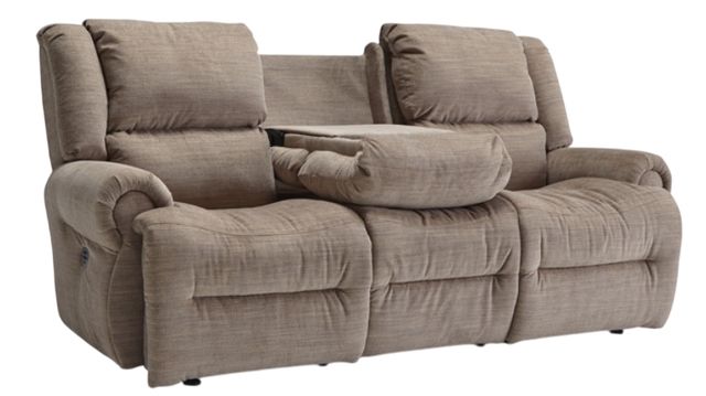 Best® Home Furnishings Customizable Field & Stream Home Genet Power Reclining Tilt Headrest Space Saver® Sofa-1
