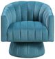 Homelegance® Bristol Dark Teal Swivel Chair-2
