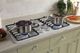GE® 36" White Built-In Gas Cooktop with Dishwasher-Safe Grates-3