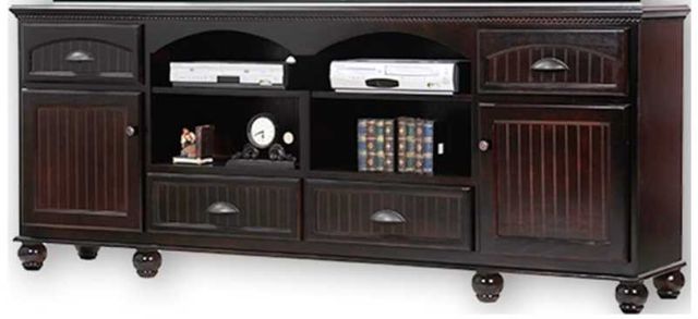 American Heartland Manufacturing Poplar 90" Deluxe TV Stand-0