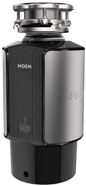 Moen® GX Series 1 HP Continuous Feed Black Garbage Disposal-1