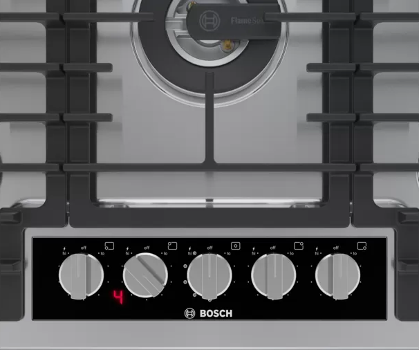 Bosch® Benchmark® 30" Stainless Steel Gas Cooktop-2