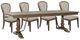 Liberty Furniture Americana Farmhouse 5-Piece Black/Dusty Taupe Trestle Dining Table Set-0