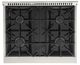 Kucht Professional KNG Series 30" Stainless Steel Pro Style Natural Gas Range with White Door-2