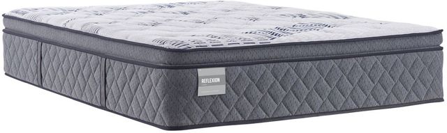 Sealy® Reflexion Durham Court Hybrid Plush Pillow Top Queen Mattress-0