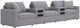 Signature Design by Ashley® Modmax 5-Piece Granite Modular Sectional with Audio Consoles-0