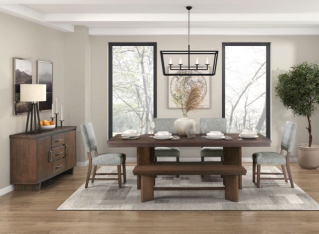 Homelegance® Franco Walnut Dining Table-1