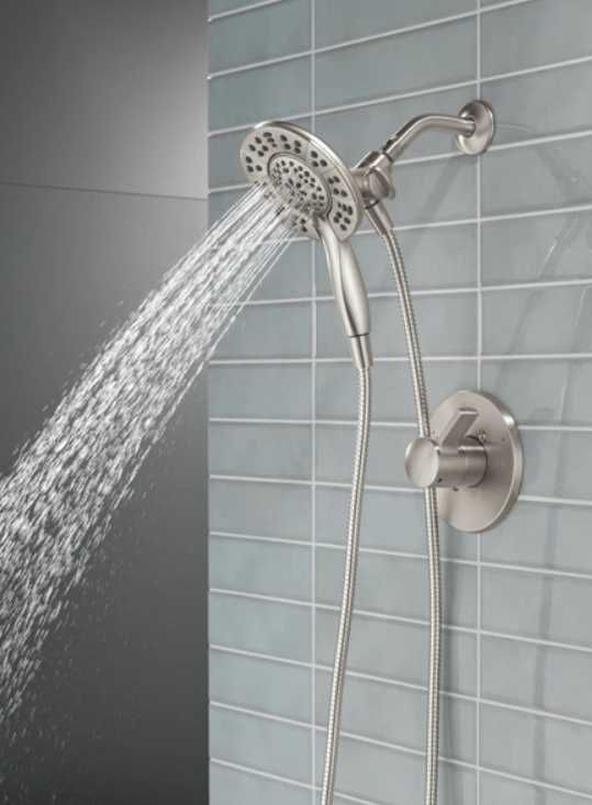 Delta Albion™ Monitor® 14 Series Spotshield Brushed Nickel Shower Trim with In2ition® Hand Shower-1