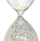 A & B Home Peleus White 30-Minute Silvered Hourglass-1