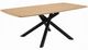 ACME Furniture Lawton Natural Dining Table with Black Base-0