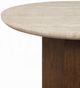 ACME Furniture Leonardo Beige Dining Table with Dark Oak Base-4