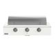 Caliber™ Rockwell Social 48" 3-Burner Matte White Built-In Liquid Propane Grill with Stainless Steel Hardware-1