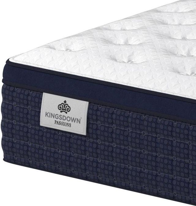 Kingsdown® Passions® Auburnwood 15" Hybrid Firm Euro Top Twin XL Mattress-1