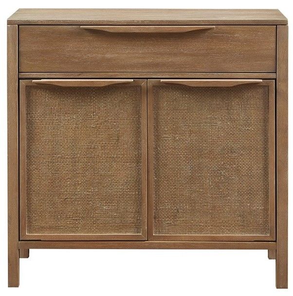 Olliix by Madison Park Palisades Natural 2 Door Woven Accent Chest-0
