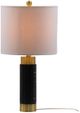 A & B Home Black/Gold Cylinder Lamp-2