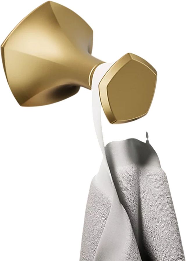 KOHLER® Occasion® Vibrant Brushed Moderne Brass Robe Hook-1