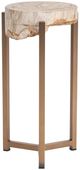 Classic Home Alliza Natural Small Accent Table-0