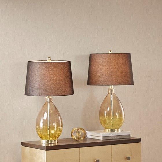 Olliix by 510 Design Cortina Gold Table Lamp Set Of 2-4