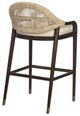 Century® Curate Brass/Flax Low Back Bar Stool-1