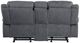 ACME Furniture Zubaida Gray Manual Reclining Loveseat with Console-4